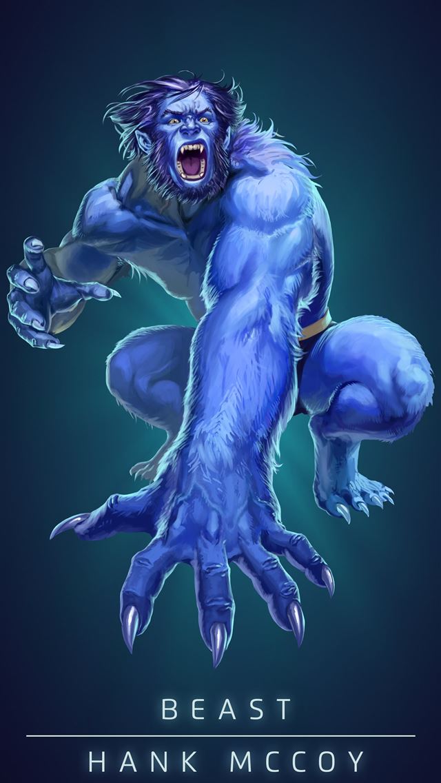 1284x2778 the beast marvel -  iPhone Wallpaper