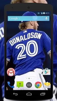 Download Josh Donaldson In Blue Jersey Wallpaper