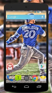 Download Josh Donaldson In Blue Jersey Wallpaper