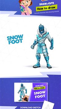 snowfoot fortnite wallpaper