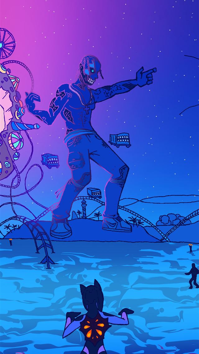 1284x2778 major lazer fortnite -  iPhone Wallpaper