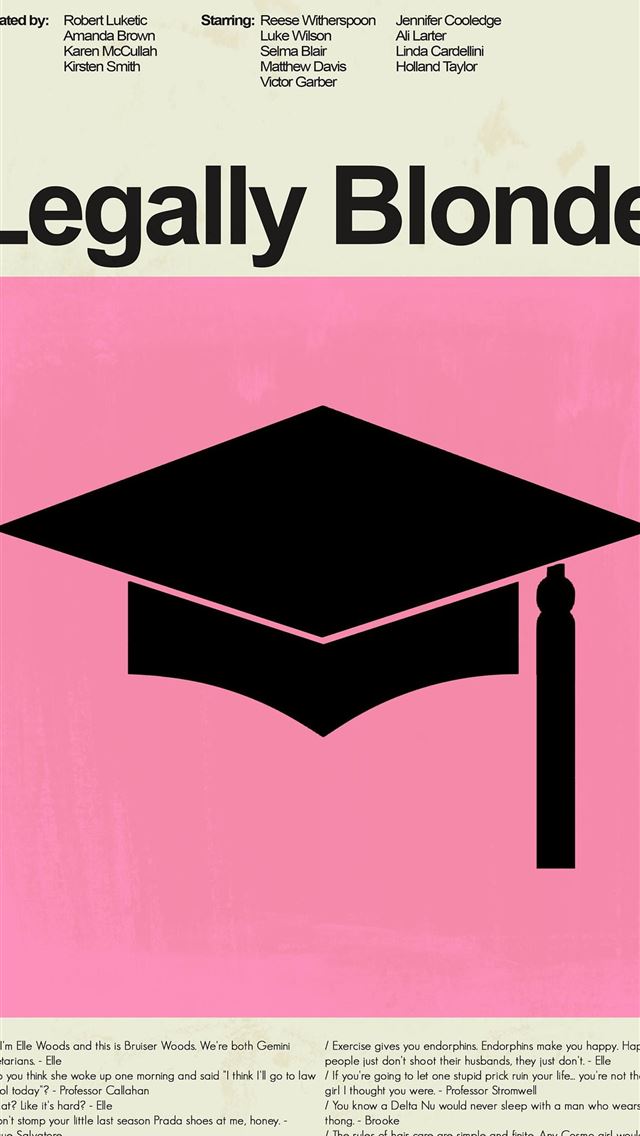 1284x2778 legally blonde - legally blonde iPhone Wallpaper