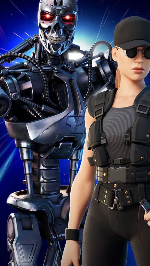 1284x2778 t 800 fortnite - t 800 fortnite iPhone Wallpaper