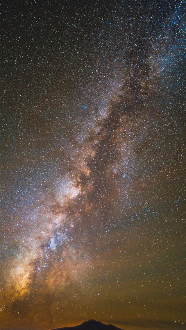 1284x2778 Milky Way illustration - outer space iPhone Wallpaper