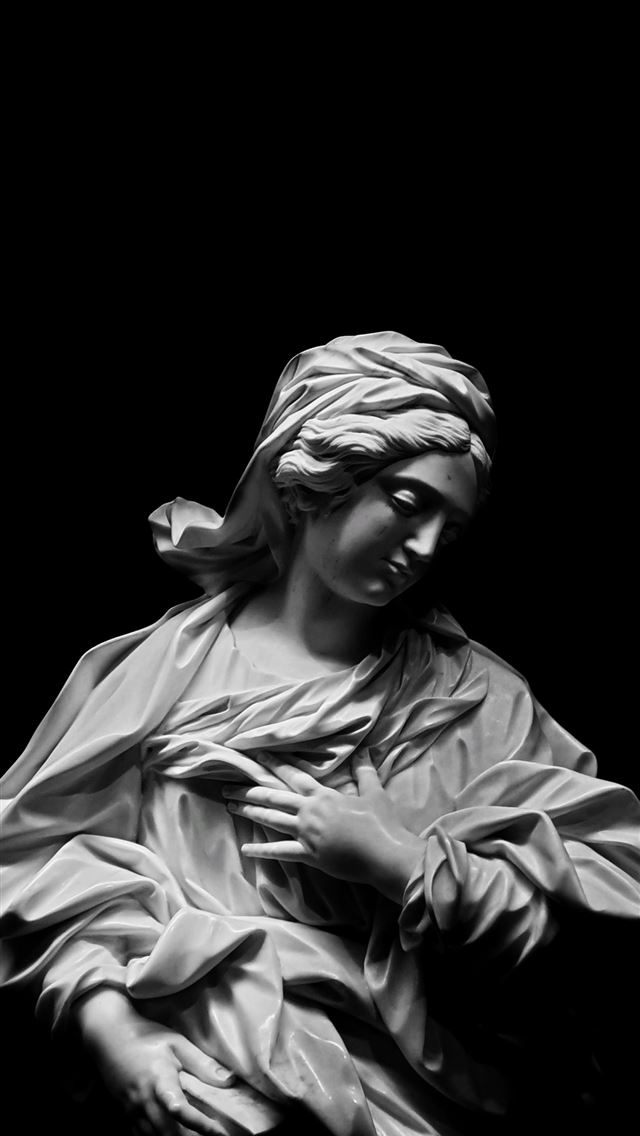 1284x2778 grayscale photography of woman with left hand on c... - vienna iPhone Wallpaper