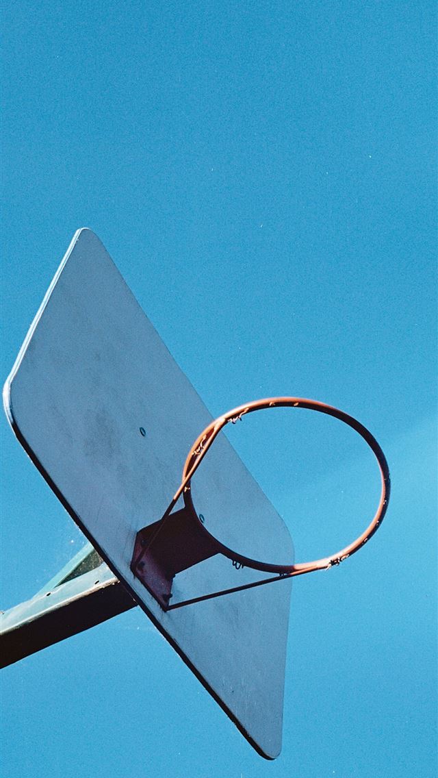 640x1136 low angle photography of basketball hoop -  iPhone Wallpaper