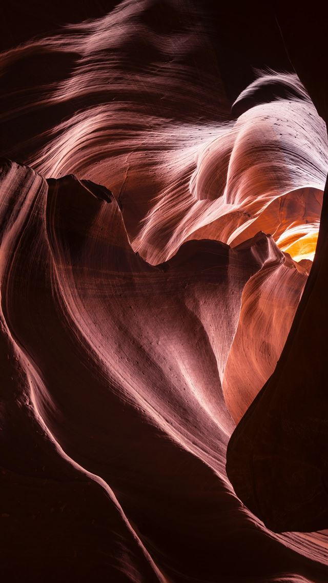 1284x2778 low angle photo of cliff - heart iPhone Wallpaper