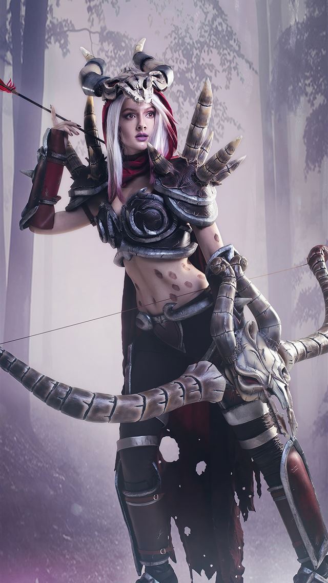 1284x2778 sylvanas windrunner - warcraft iPhone Wallpaper