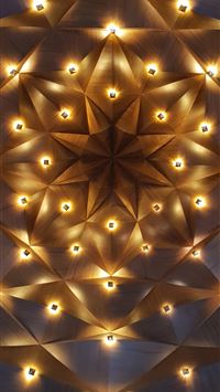 lot of yellow lighted bulbs wallpaper