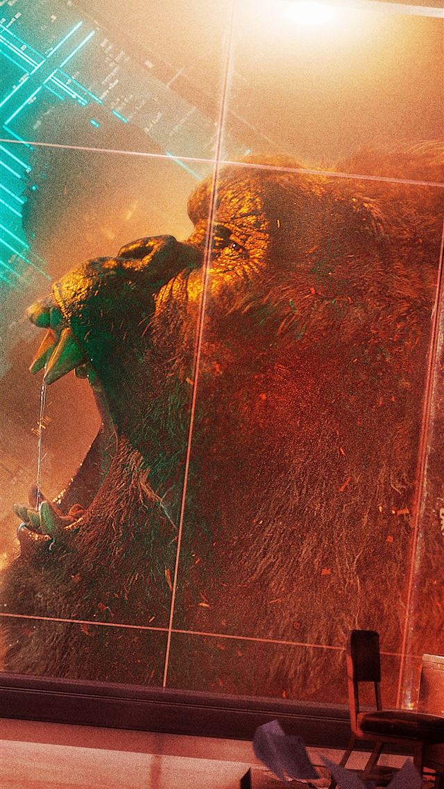 1284x2778 godzilla vs kong 2021 10k - 8k iPhone Wallpaper