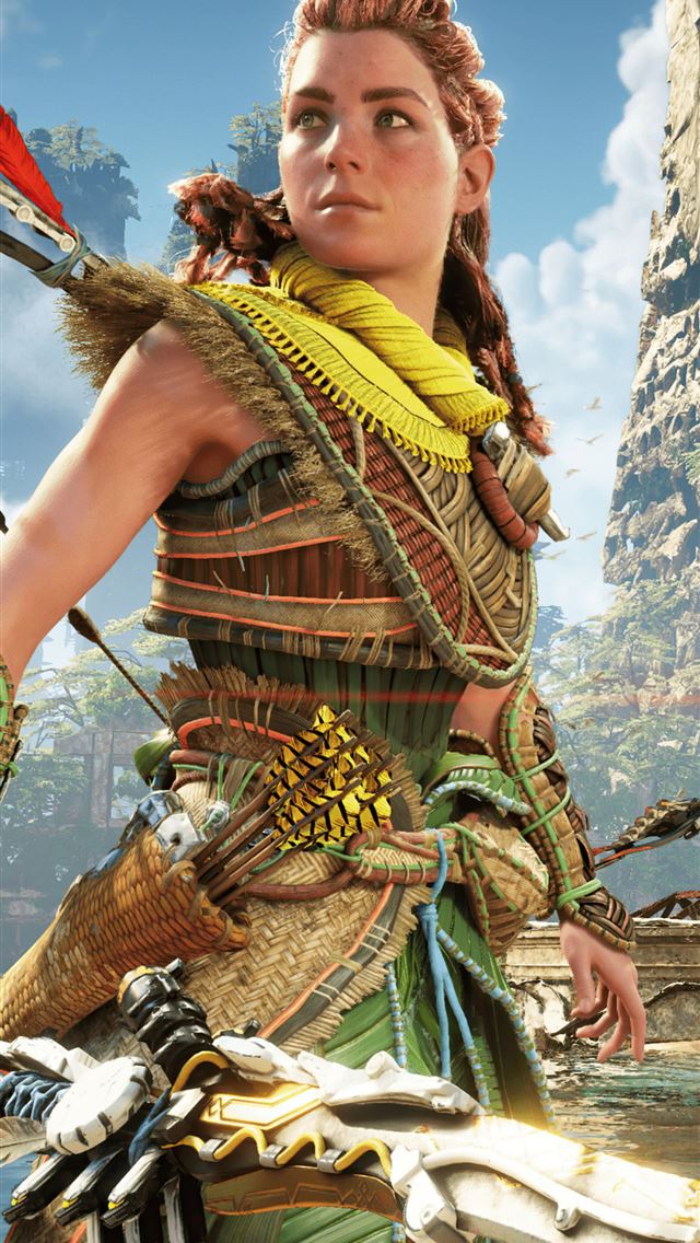 1284x2778 horizon forbidden west 5k - ps4 games iPhone Wallpaper