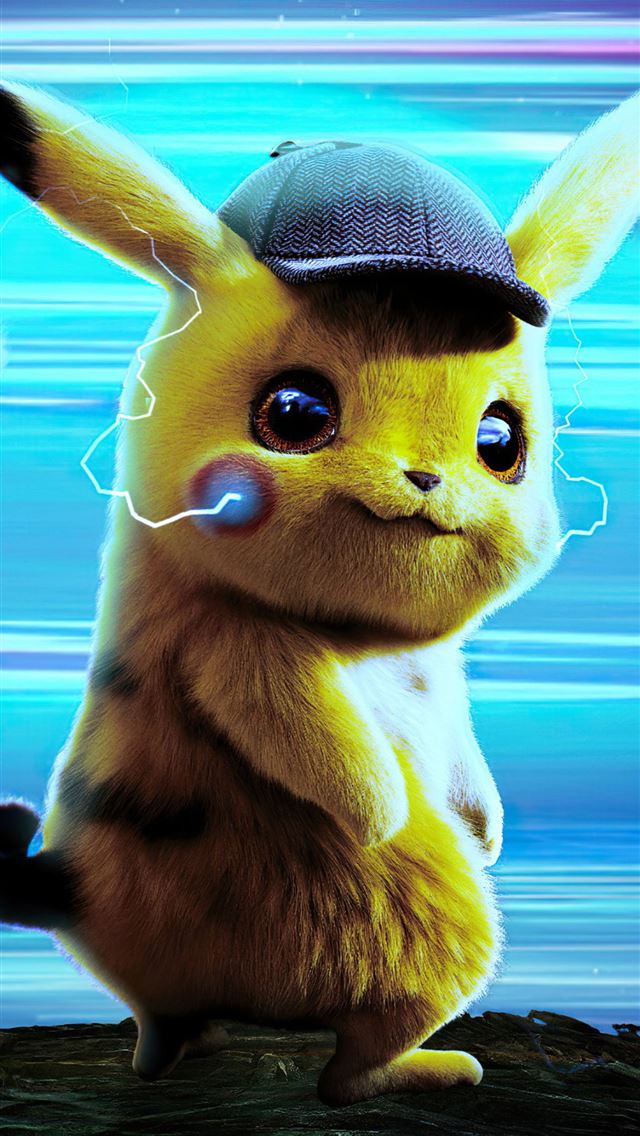 1284x2778 detective pikachu poster 4k - artstation iPhone Wallpaper