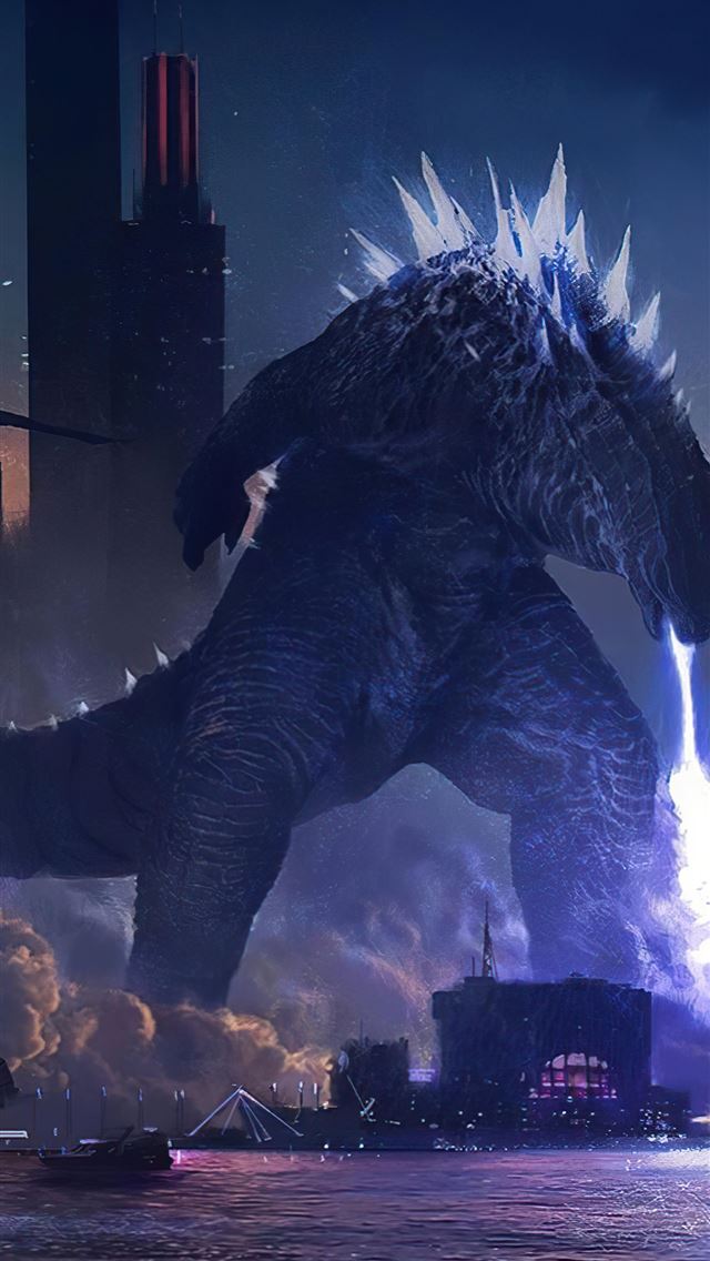 1284x2778 godzilla vs kong city apocalypse 4k - artwork iPhone Wallpaper