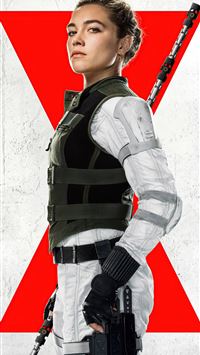 yelena belova in black widow movie poster 8k wallpaper