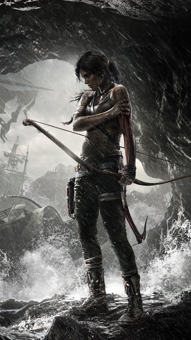 1284x2778 tomb raider poster 8k - 2021 games iPhone Wallpaper