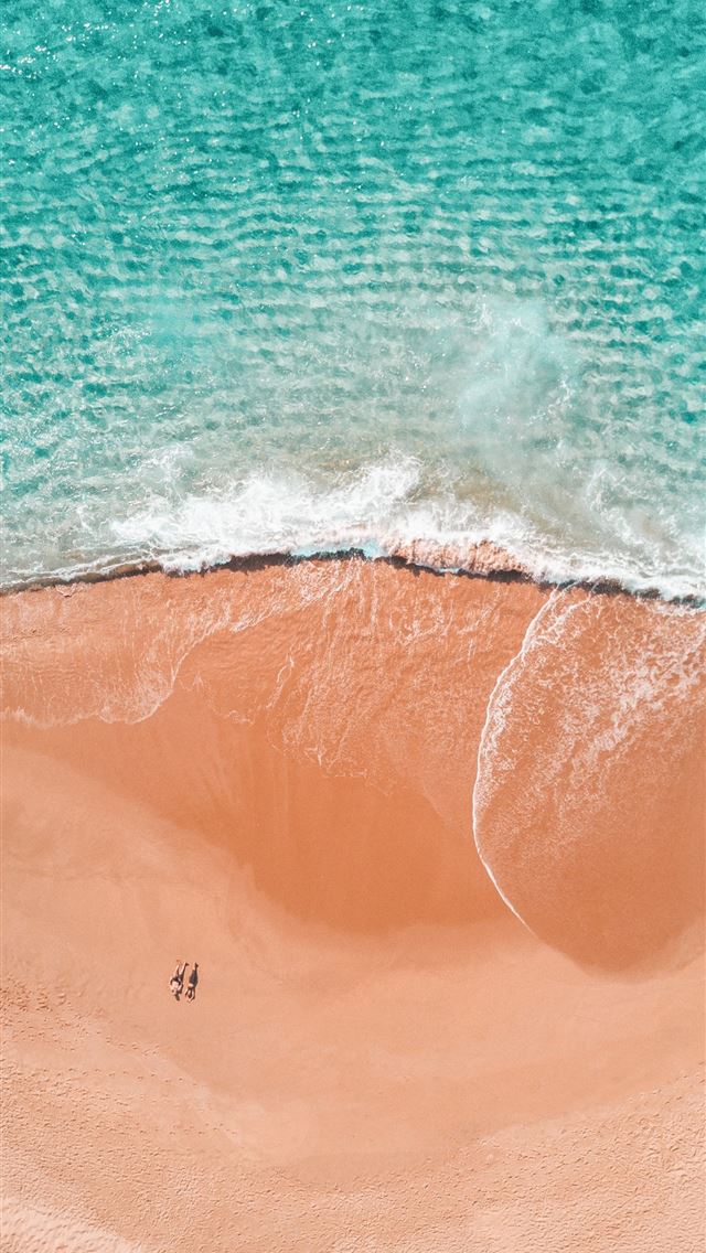 1284x2778 aerial photography of two person sunbathing on sea... - mexico iPhone Wallpaper