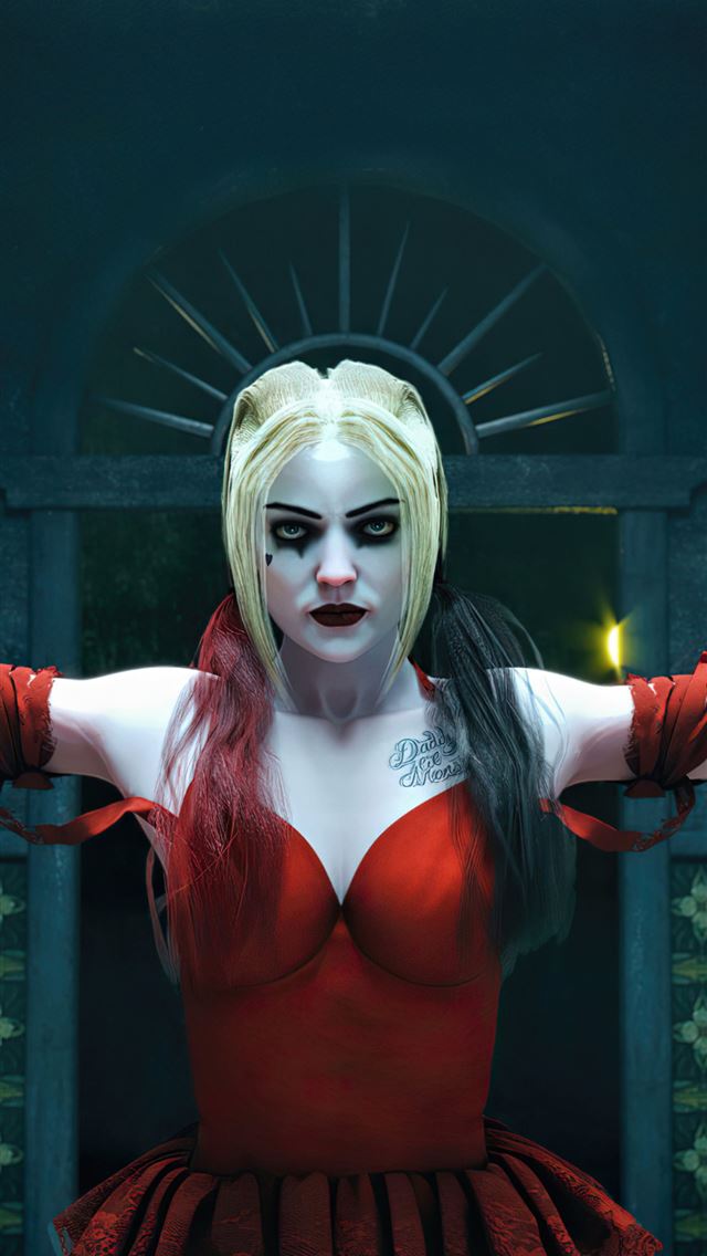 1284x2778 harley quinn suicide squad 2 4k - artstation iPhone Wallpaper