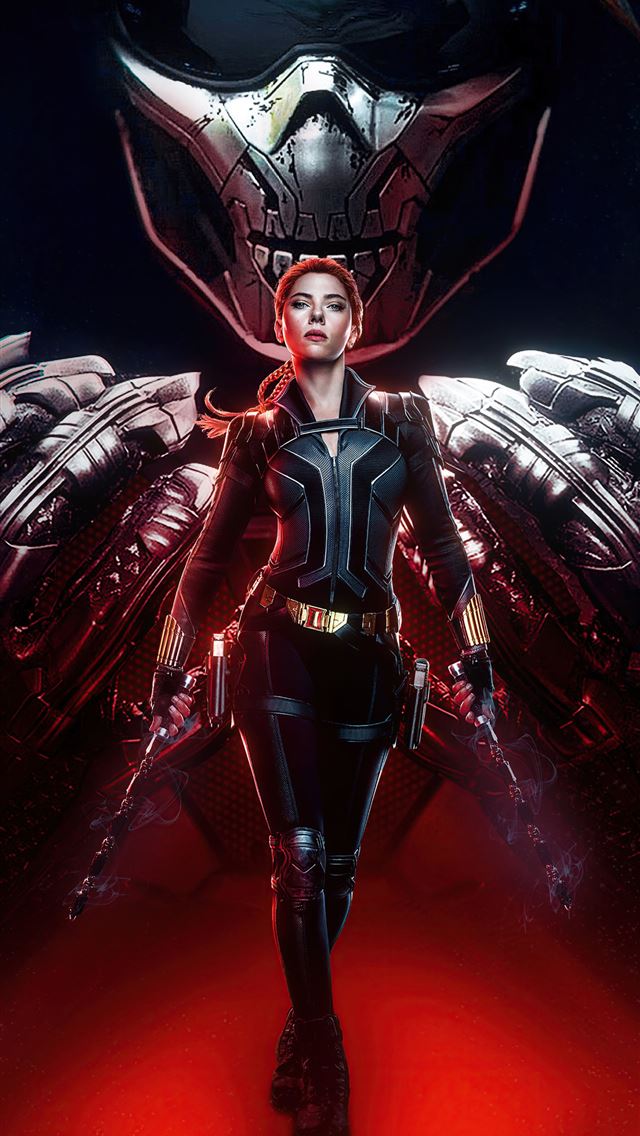 1284x2778 black widow poster design 4k - behance iPhone Wallpaper