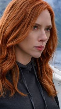 scarlett johansson in black widow movie 8k wallpaper