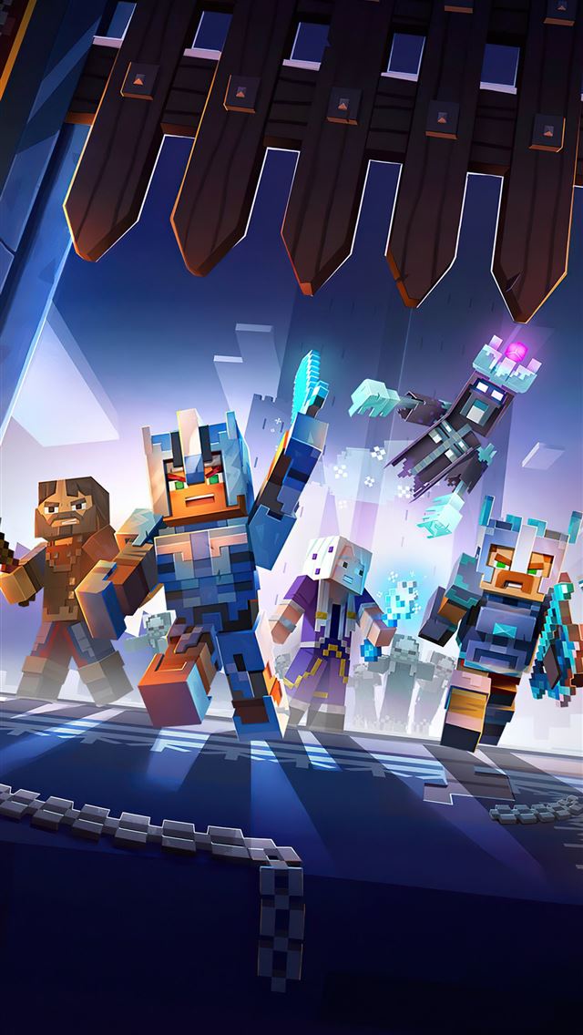 1284x2778 minecraft dungeons creeping winter 5k - 5k iPhone Wallpaper