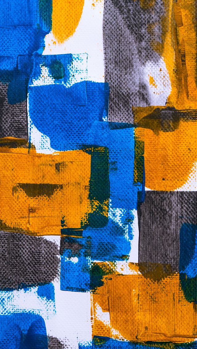 1284x2778 blue orange and gray abstract art - abstract iPhone Wallpaper