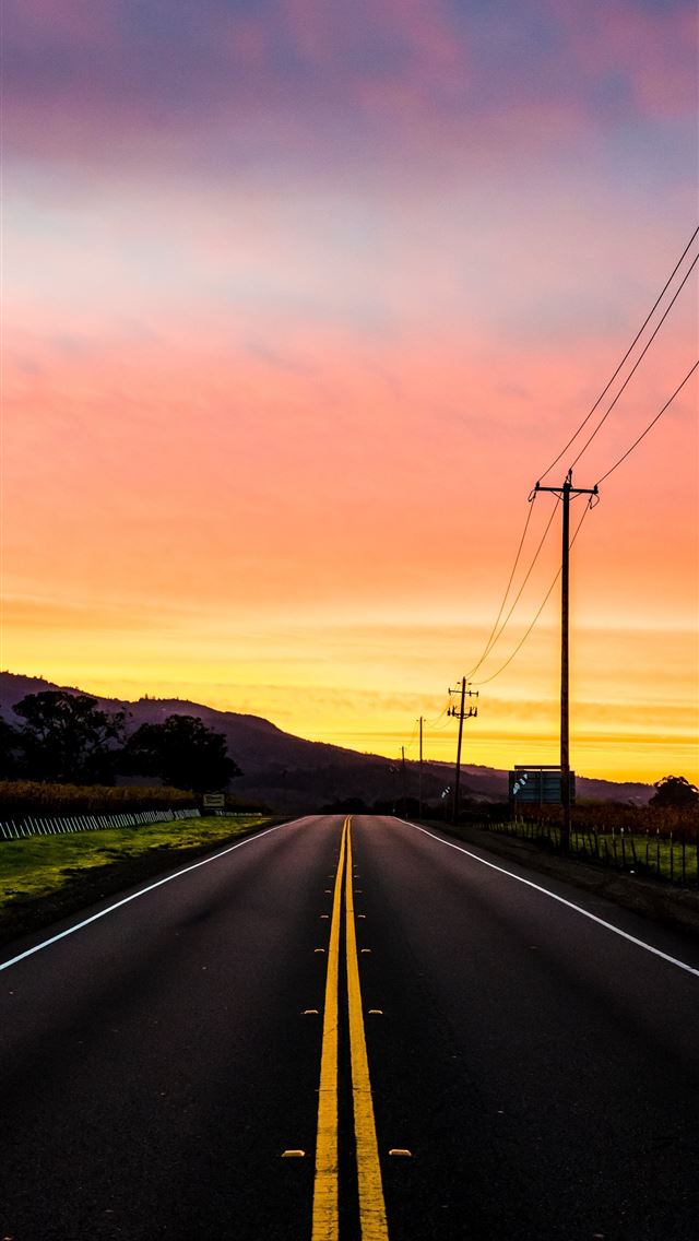 1284x2778 photo of road near mountain - road iPhone Wallpaper
