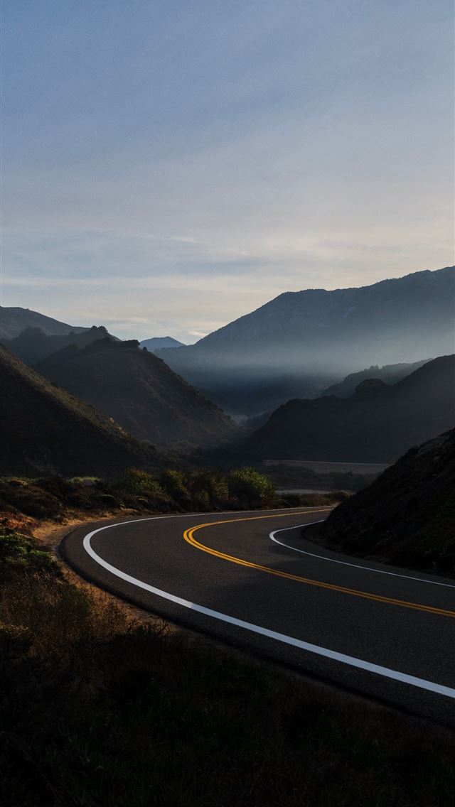 640x1136 Big Sur Road by AR7 -  iPhone Wallpaper