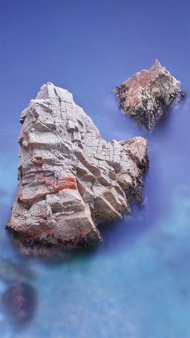 640x1136 Big Sur Rocks by AR7 -  iPhone Wallpaper