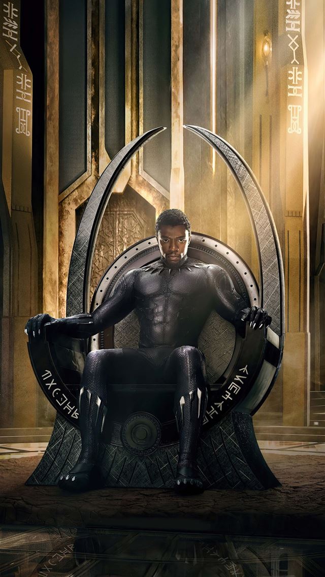 1284x2778 chadwick aaron boseman black panther 8k - movies iPhone Wallpaper