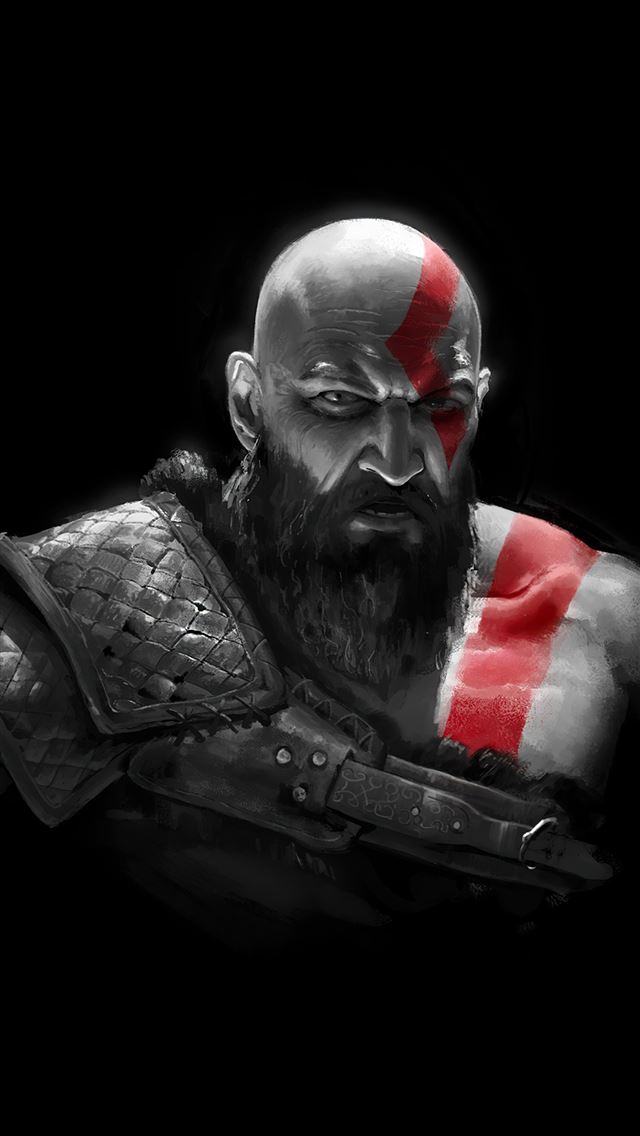 640x1136 kratos darkness -  iPhone Wallpaper