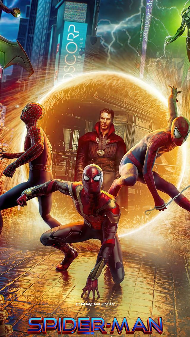 1284x2778 doctor strange in spider man no way home 4k -  iPhone Wallpaper