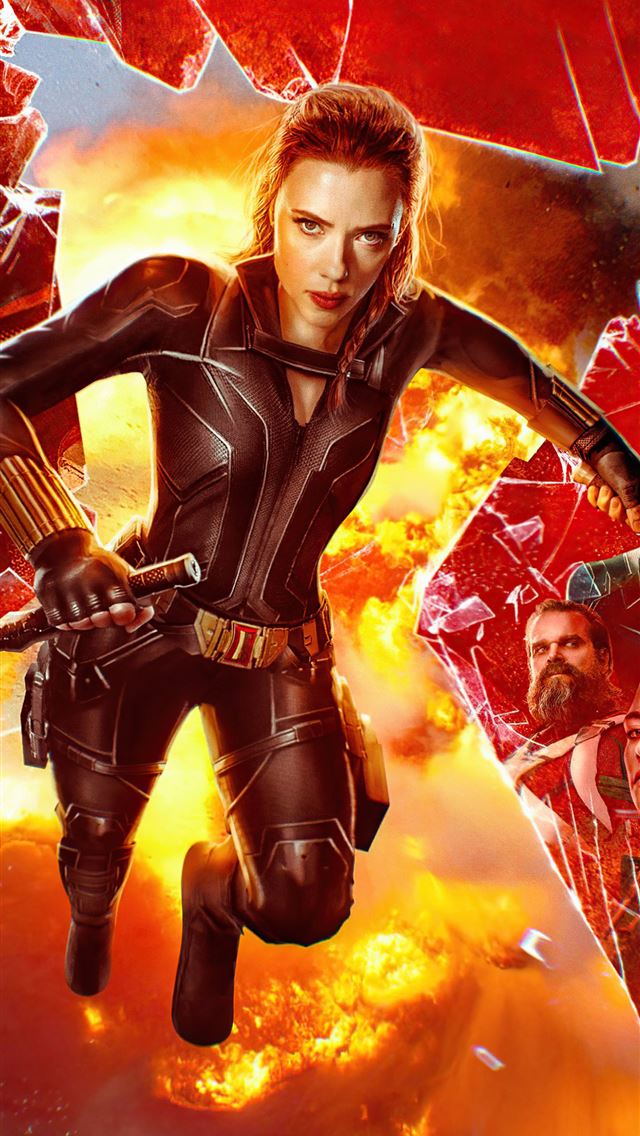1284x2778 black widow 2021 poster -  iphone 13 Wallpaper