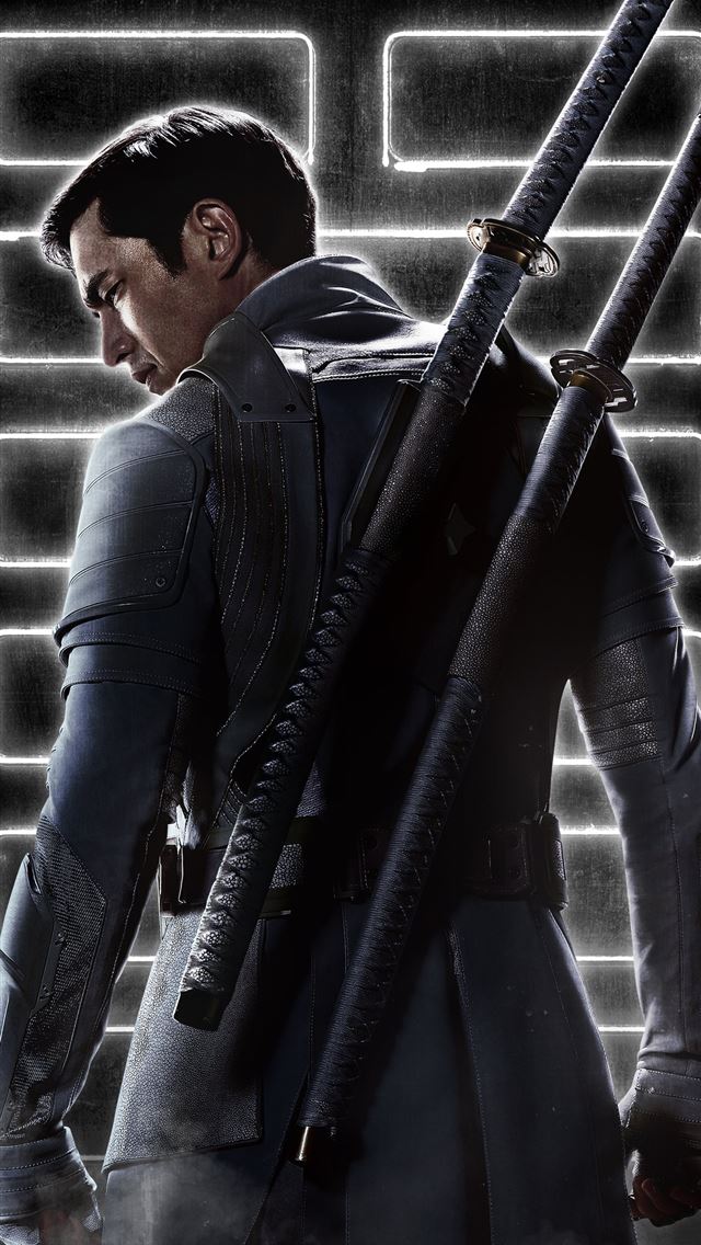 1284x2778 andrew koji as storm shadow in snake eyes 8k -  iphone 13 Wallpaper