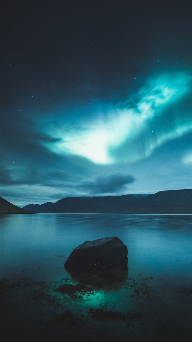 1284x2778 landscape photography of aurora borealis during ni... - iceland iPhone Wallpaper