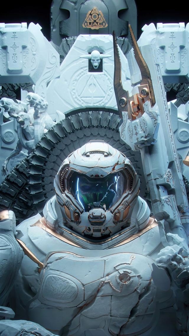 640x1136 doom ed slayer -  iPhone Wallpaper
