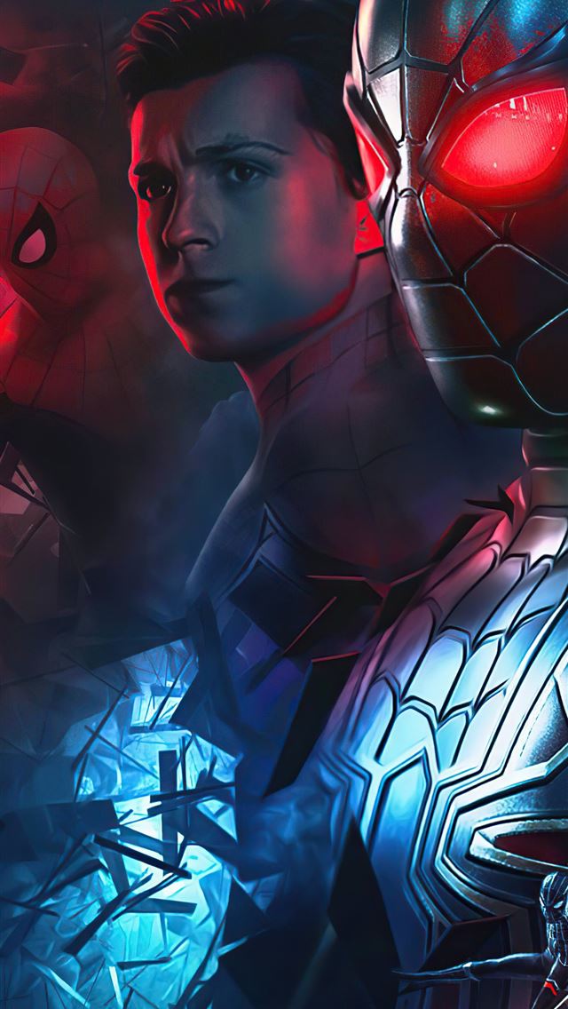 1284x2778 spiderman no way home fanmade 4k - movies iPhone Wallpaper