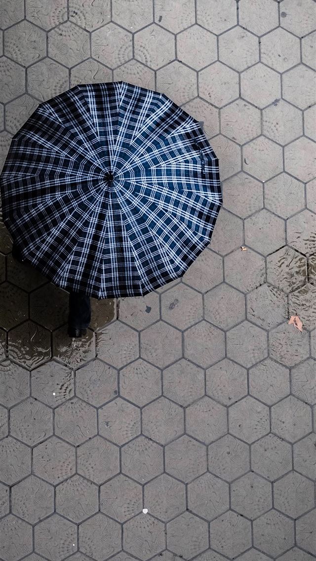 1284x2778 bird's eye view photograph of white and black umbr... - spain iPhone Wallpaper