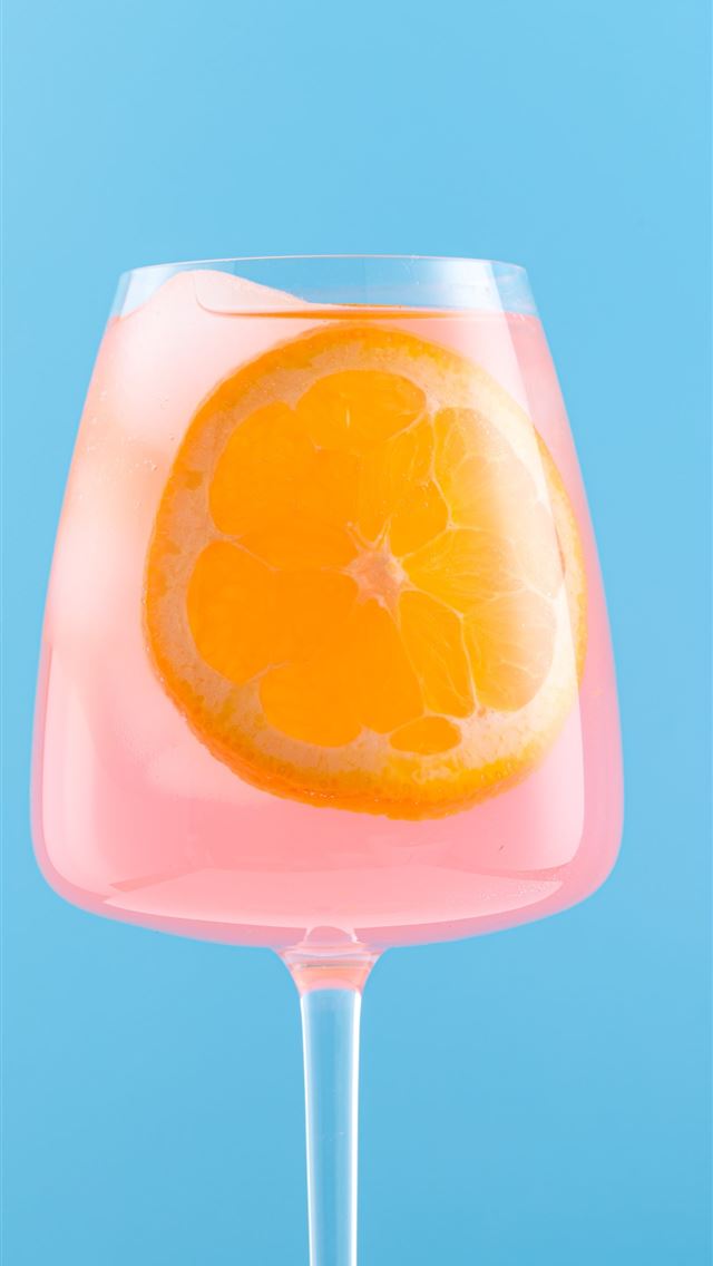 1284x2778 orange juice in clear drinking glass - ab iPhone Wallpaper
