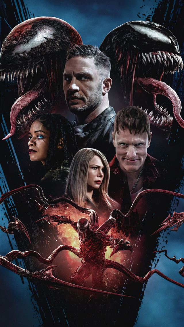 1284x2778 venom let there be carnage 2021 4k -  iphone 13 Wallpaper