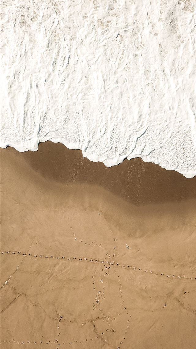 1284x2778 aerial view of person near beach -  iphone 13 Wallpaper