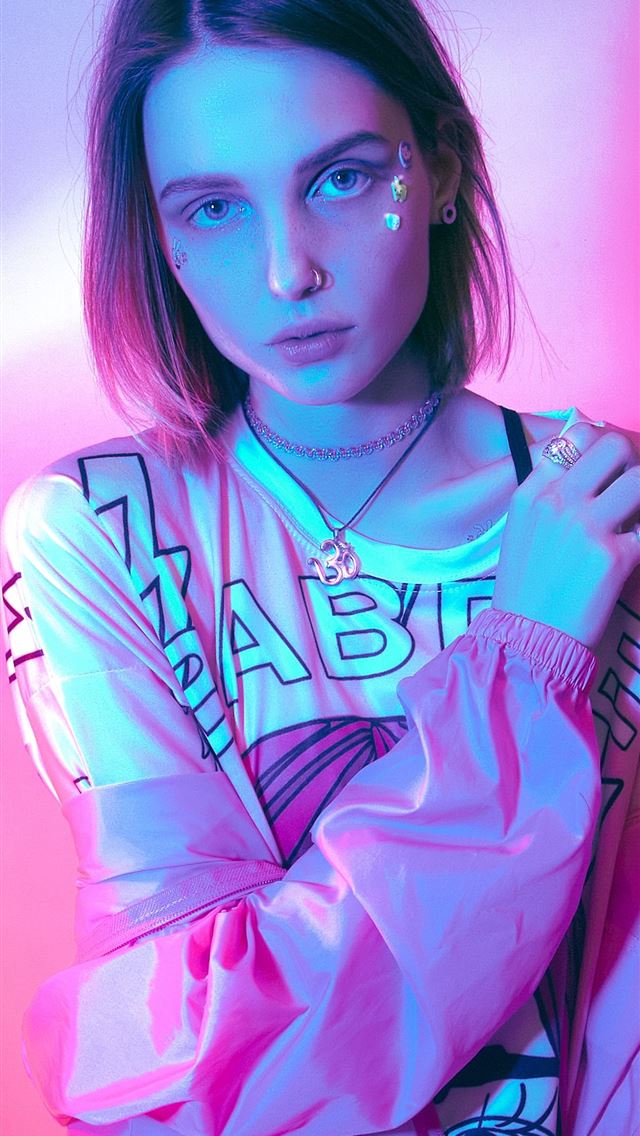 1242x2688 woman in white and pink shirt near white wall with... - saint petersburg iPhone Wallpaper