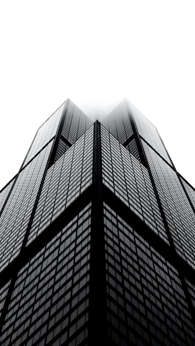 1284x2778 aerial photo of building under white sky -  iphone 13 Wallpaper