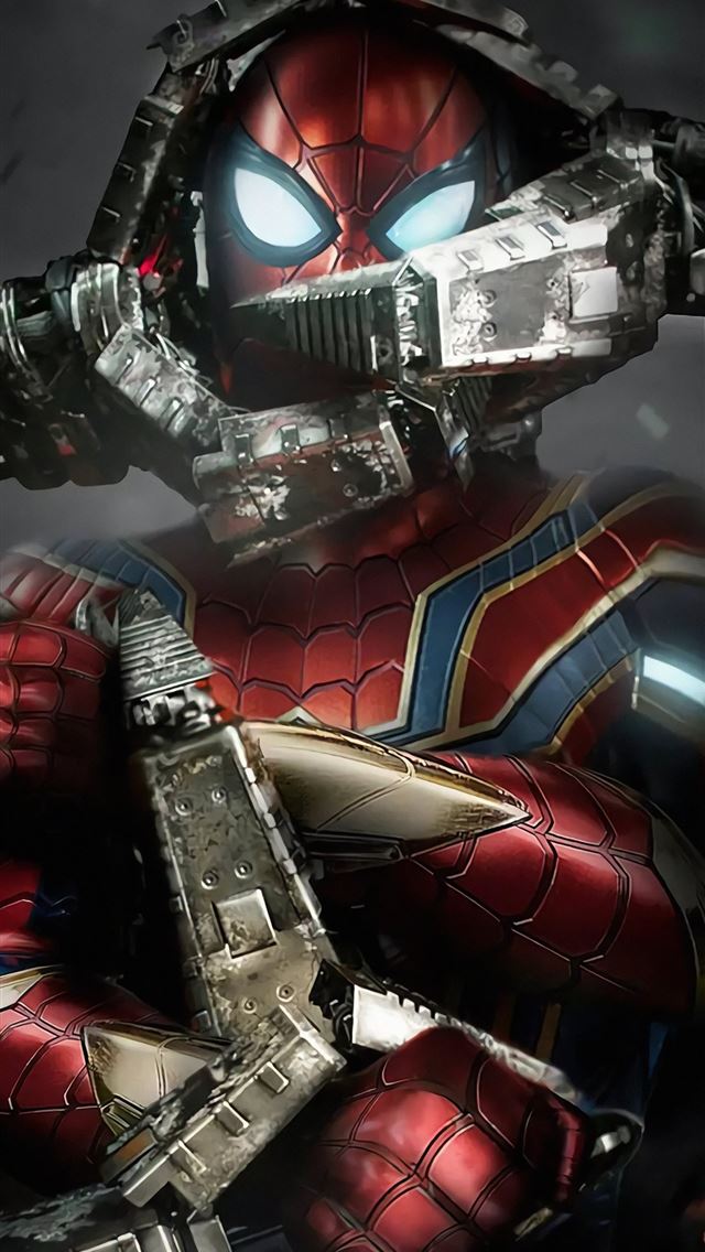 1284x2778 doctor octopus vs iron spidey -  iphone 13 Wallpaper