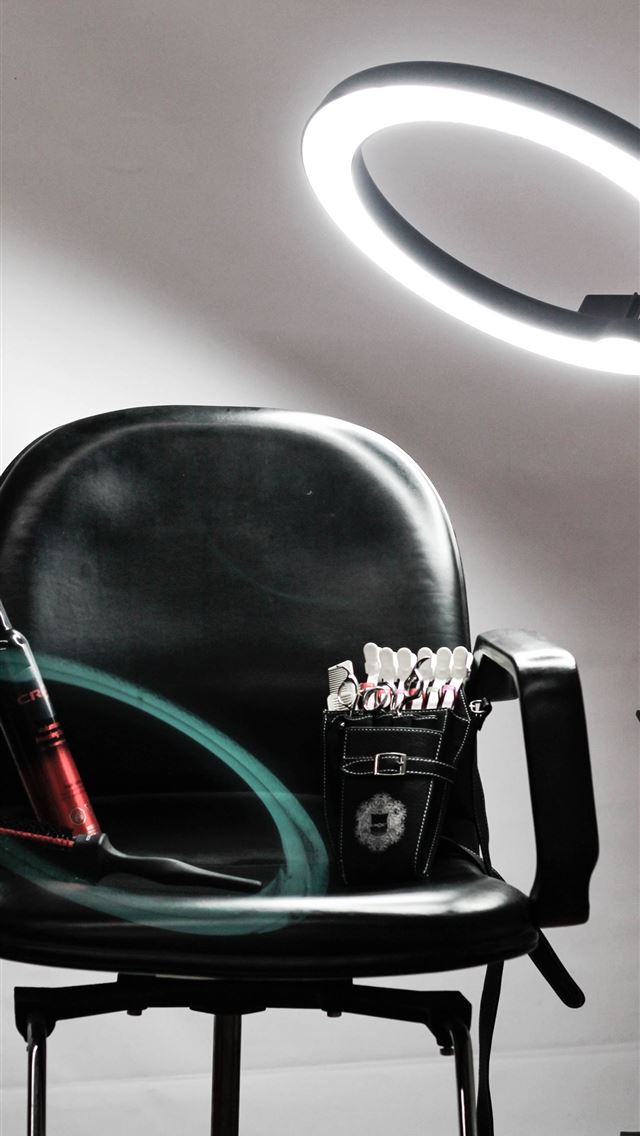 1284x2778 red and black steel tube on black leather padded c... -  iphone 13 Wallpaper