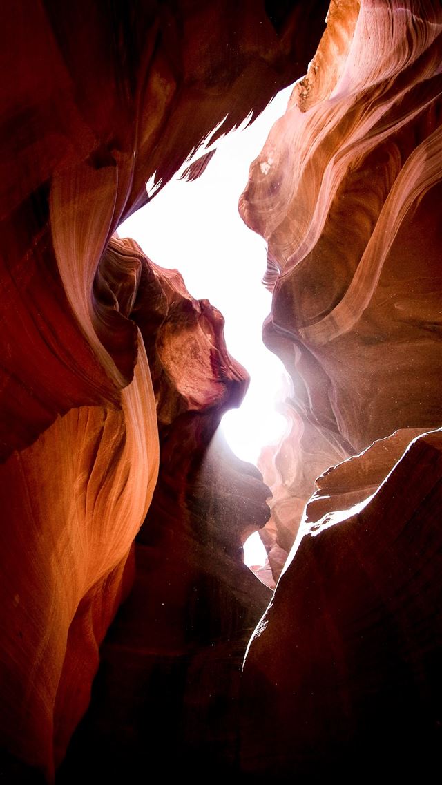 1284x2778 brown rocky mountain worm's eye view photography - mountain iPhone Wallpaper