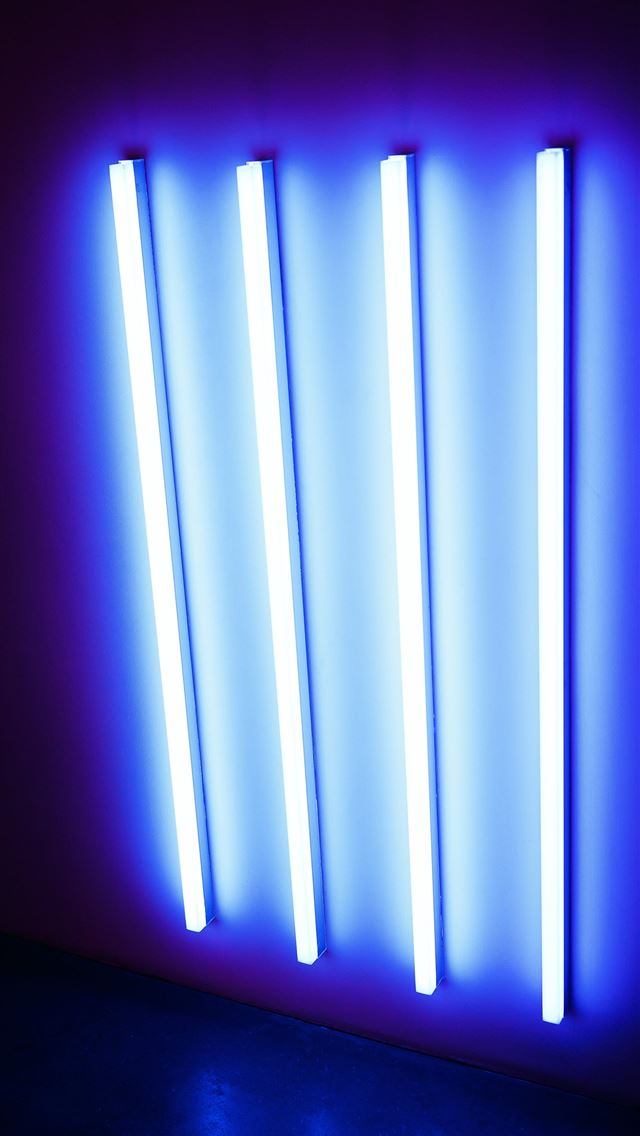 640x1136 four UV fluorescent lamps turned on -  iPhone Wallpaper