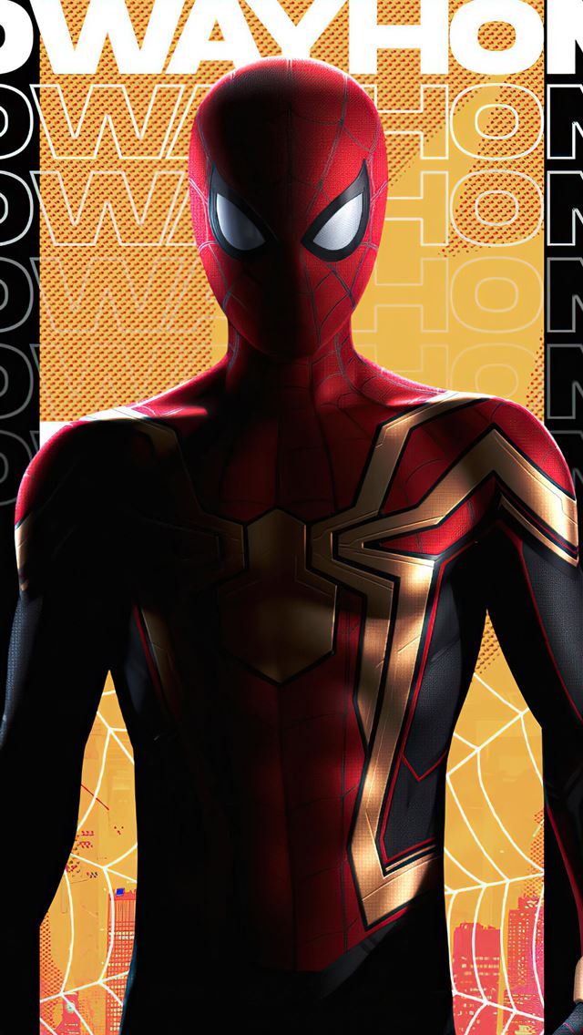 640x1136 spiderman no way home minimal dark 5k -  iPhone Wallpaper
