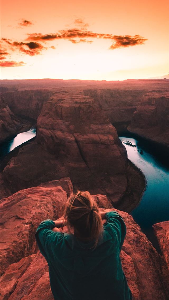 1284x2778 Horseshoe bend Arizona - sunset iPhone Wallpaper