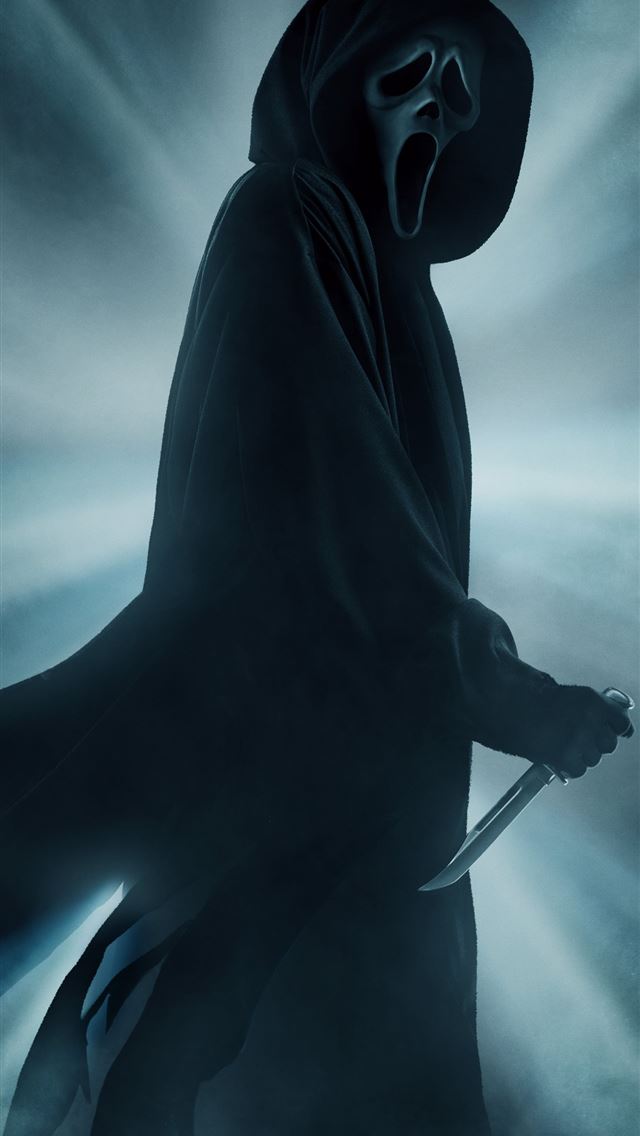 1284x2778 scream 2022 10k - movies iPhone Wallpaper