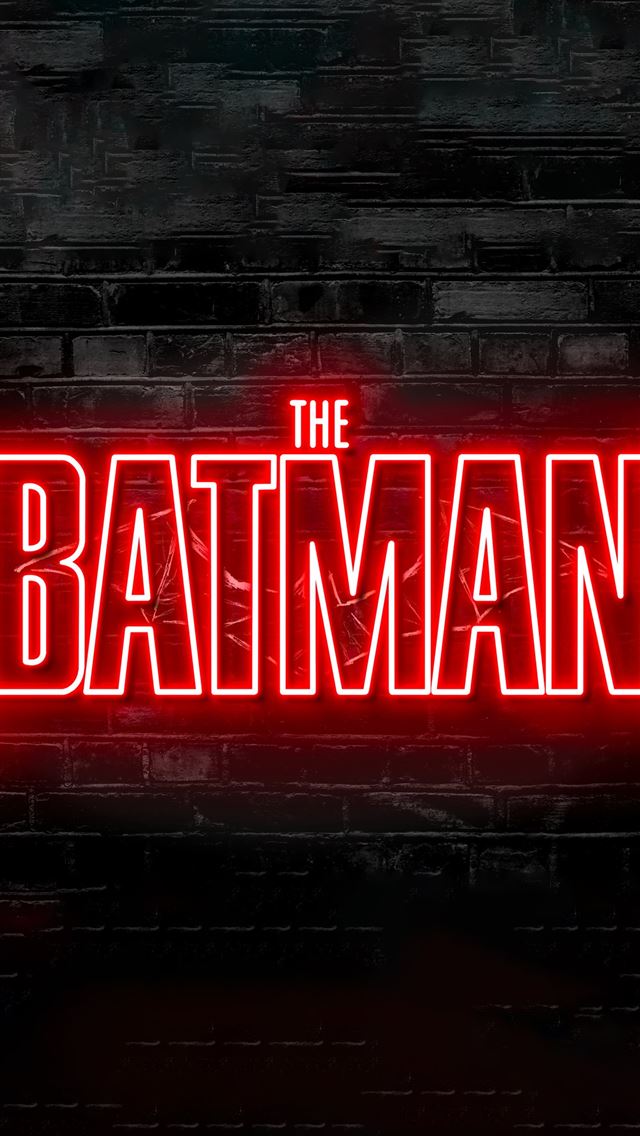 640x1136 the batman logo lightup 5k -  iPhone Wallpaper